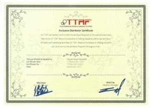 TTAF Exclusive Distributor